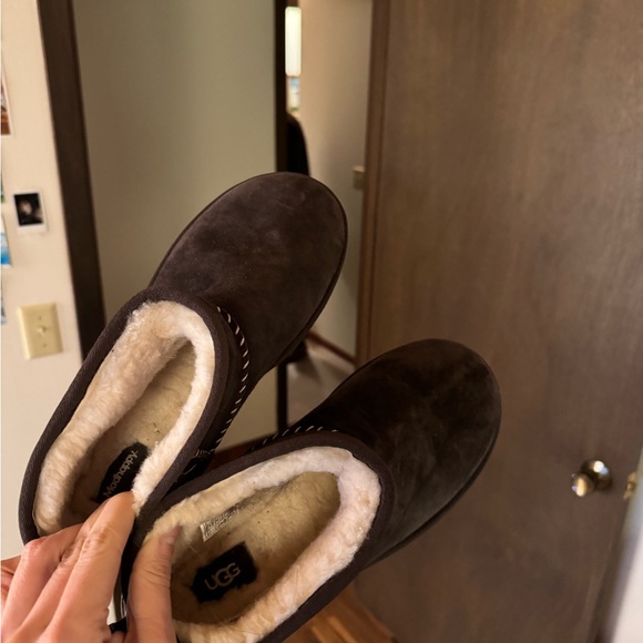 UGG x MadHappy Brown Shearling Ankle Boots never worn! - Picture 3 of 4